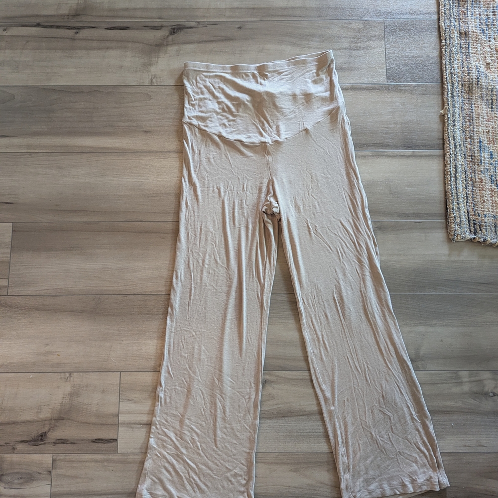 NWT H&M MAMA Before And After Ribbed Pants